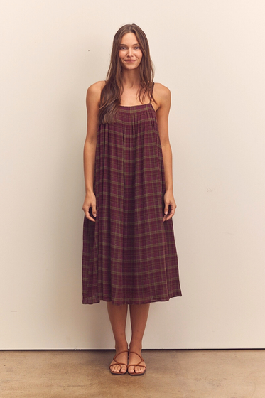 Pleated Knee Cami Dress