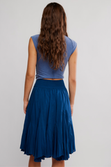 Frida Godet Midi Skirt