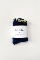 The Petite Ruffled Modal Socks
