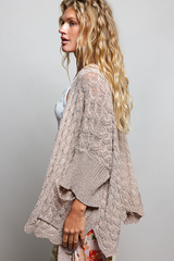 Thin Cable Cardigan