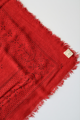 Poppy Red Classic Print Naturally Dyed Bandana