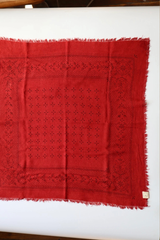 Poppy Red Classic Print Naturally Dyed Bandana