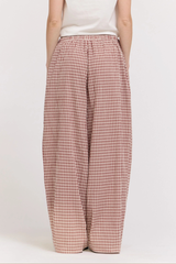 Relaxed Fit Eyelet Pants