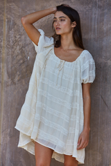 Woven Striped Dress