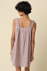 Jeane Stripe Swing Mini Dress