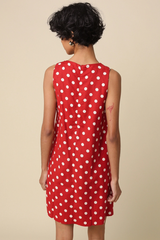 Noelle Polka Dot Shirt Mini Dress