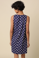 Noelle Polka Dot Shirt Mini Dress