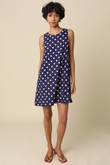 Noelle Polka Dot Shirt Mini Dress
