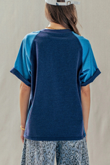 Vintage Varsity Graphic Raglan Sleeve Tee