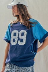 Vintage Varsity Graphic Raglan Sleeve Tee