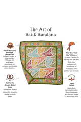 Hand Dyed Batik Bandana