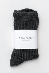 Linen Scallop Socks