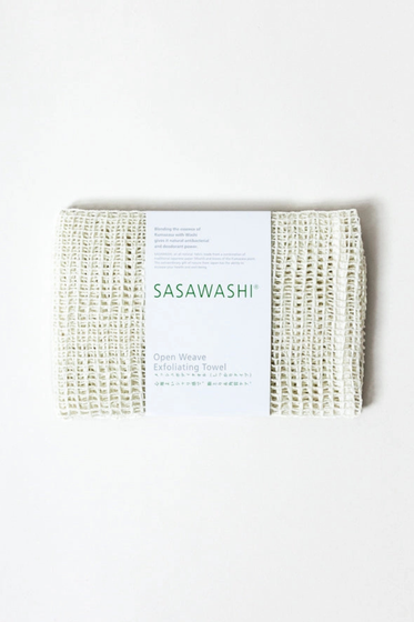 Sasawashi Open Weave Exfoliating Towel