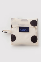 Baby Baggu - Cream and Black Polka Dot