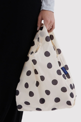 Baby Baggu - Cream and Black Polka Dot