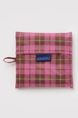 Big Baggu - Azalea Pink Tartan