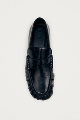 Aven Black Leather  Loafers