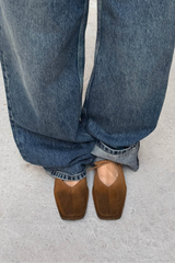 Aven Patent Brown  Leather Loafers