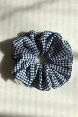 Checker Hair Scrunchie