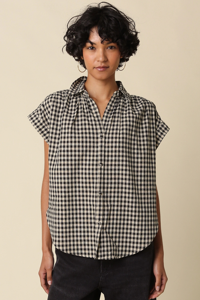 Sadie Gingham Top