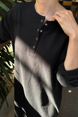 Soft Jersey Henley Dress