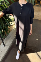 Soft Jersey Henley Dress