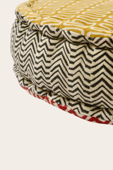 Block Print Meditation Cushion
