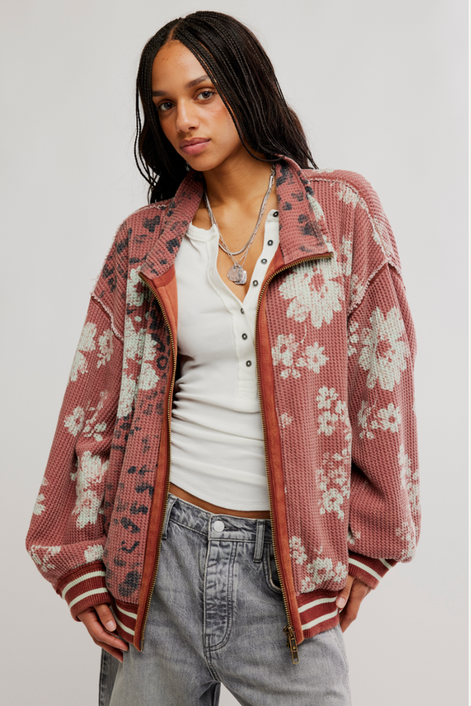 Print Mix Cardi