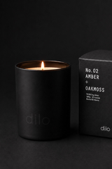 No. 02 Amber + Oakmoss Candle