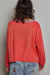 Vintage Washed Waffle Long Sleeve