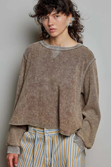 Vintage Washed Waffle Long Sleeve
