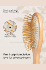 Large Gua Sha Brush: Classic Beechwood