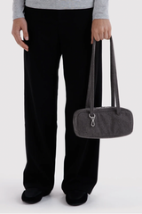 Small Denim Bowler Bag