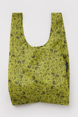 Standard Baggu Chartreuse Paisley