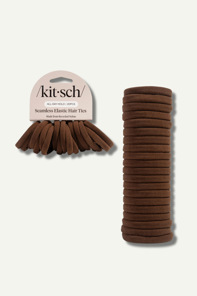 Recycled Fabric Seamless Hair Elastics