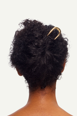 Metal French Hair Pin - Gold