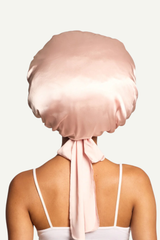 Adjustable Oversized Satin Bonnet