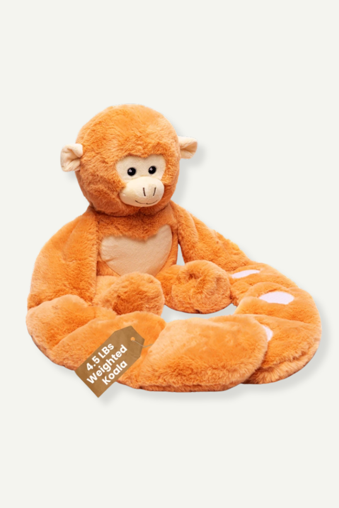 Cuddleworks Weighted Plush Monkey Hugger