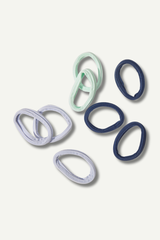 Recycled Seamless Hair Elastics 8pc Set