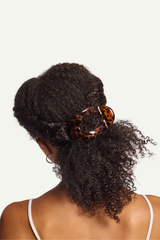 Recycled Plastic Small Flat Cloud Clip - Tort