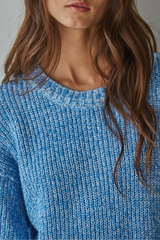 Mock Neck Ribbed Sweater