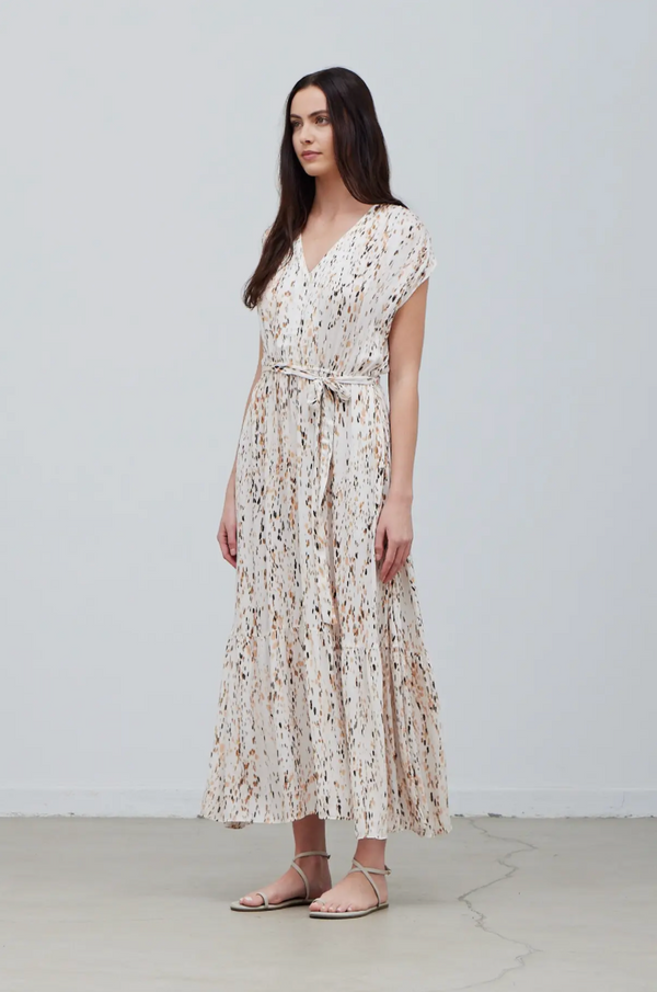 Tiered Printed Maxi