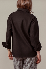 Wool Blend Shacket Jacket