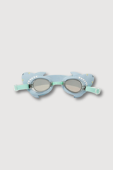 Salty the Shark Mini Swim Goggles Aqua