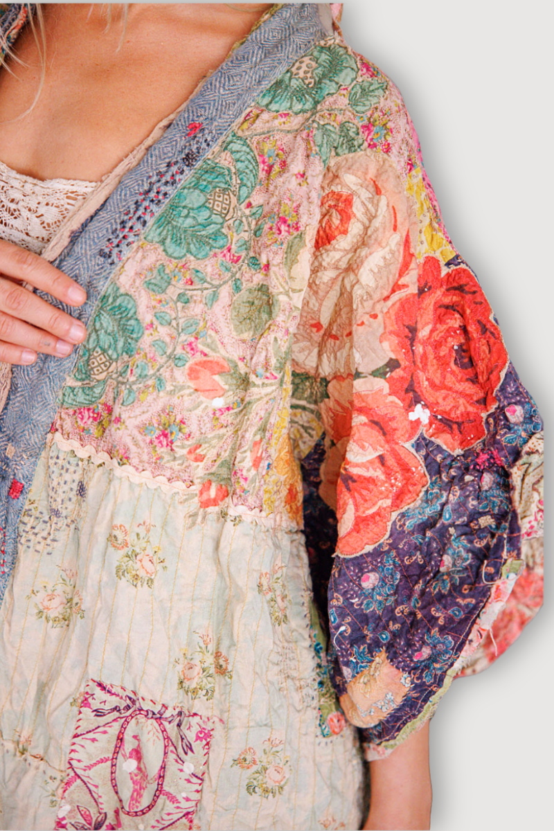 Piecewise Crop Dashi Kimono