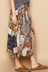 Printed Woven Skirt