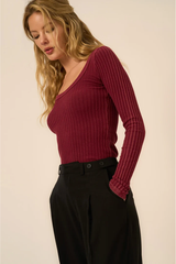 What's The Scoop Washed Rib Longsleeve