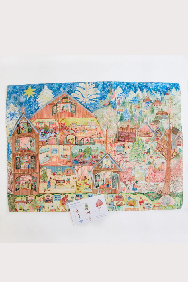 Christmas in the Dollhouse Seek & Find Playsilk