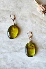 Citron Amber Earring