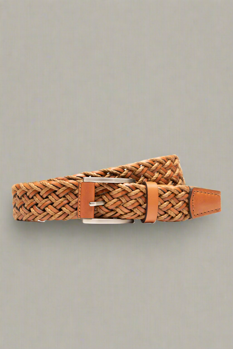 Leather & Braided Waxed Cord Belt